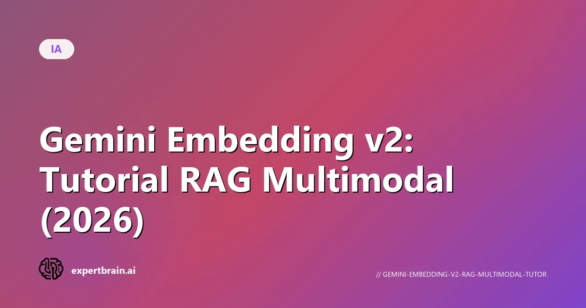Gemini Embedding v2: Tutorial RAG Multimodal (2026)