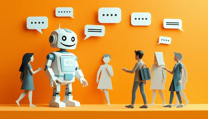 interaccion chatbot whatsapp ia clientes